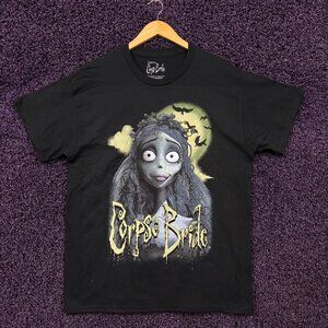 Corpse Bride Emily Portrait T-Shirt Size Large